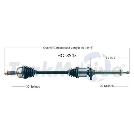 Surtrack Axle Cv Axle Shaft, Ho-8543 HO-8543